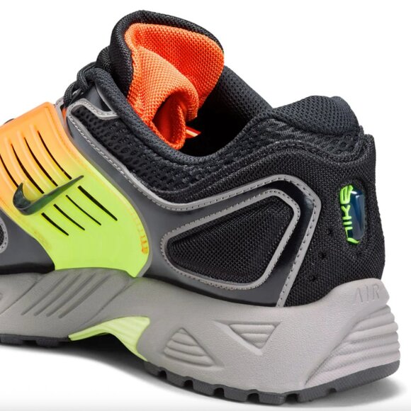 Nike Pegasus Wave Mens Running Training Gym Shoe Black Pewter Orange - Picture 10 of 11